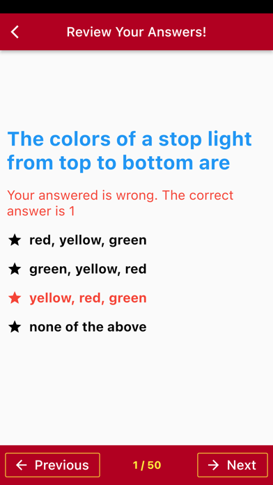 Georgia Basic Driving Test Screenshot