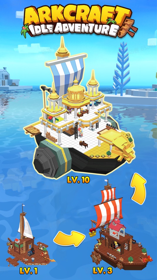 #2. Arkcraft - Idle Adventure (iOS) Podle: Yunbu