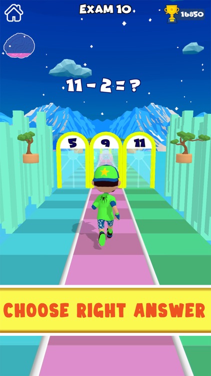Brain Math Run 3D