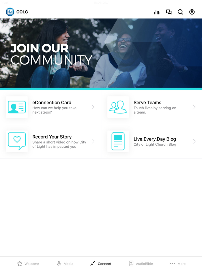 City of Light Church App