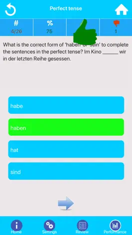 Game screenshot GCSE German Grammar hack