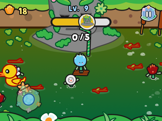 Floral Golem iPad screenshot