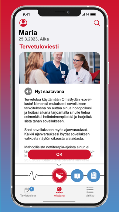 Sydänsairaala OmaSydän Screenshot