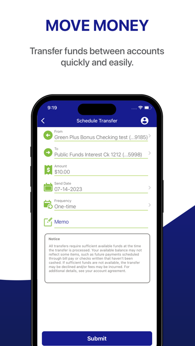 American Bank and Trust Screenshot