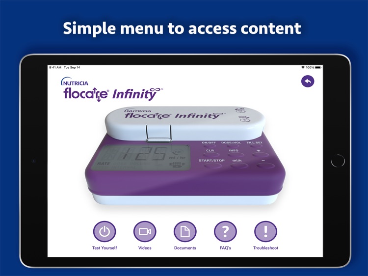Nutricia Flocare Infinity App