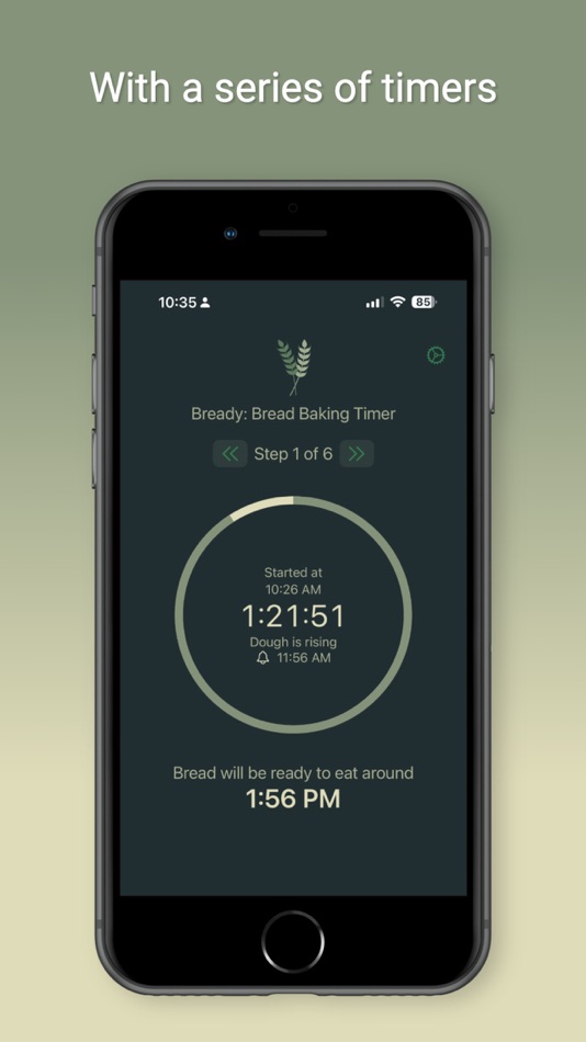 #2. Bready: Bread Baking Timer (iOS) 由: Forest and the Trees, LLC