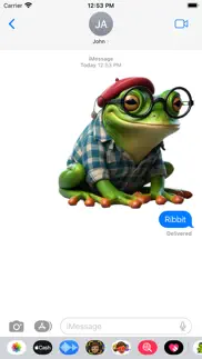 frog stickers iphone screenshot 4