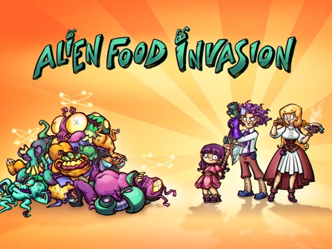 Alien Food Invasionのおすすめ画像1