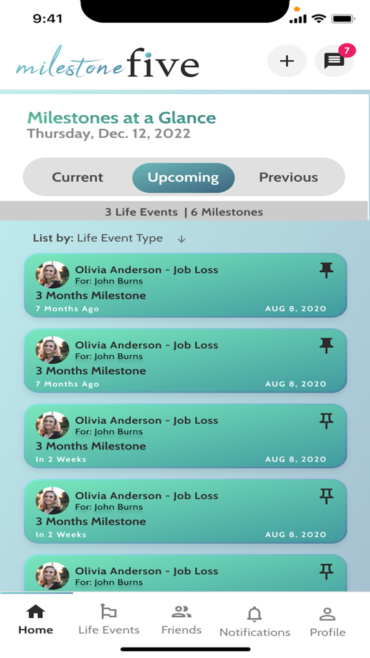 #2. MileStone Five (iOS) 由: Rodgers And Rodgers Consulting Llc