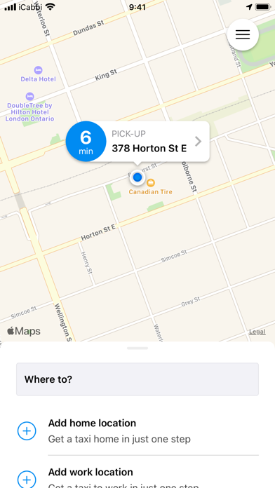 YourTaxi London Screenshot