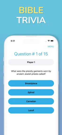 Game screenshot Bible Trivia - Christian Games mod apk
