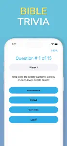 Bible Trivia - Christian Games screenshot #1 for iPhone