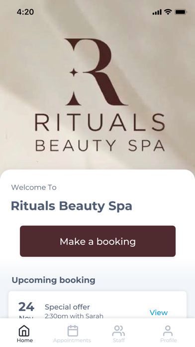 Rituals Beauty Spa Screenshot
