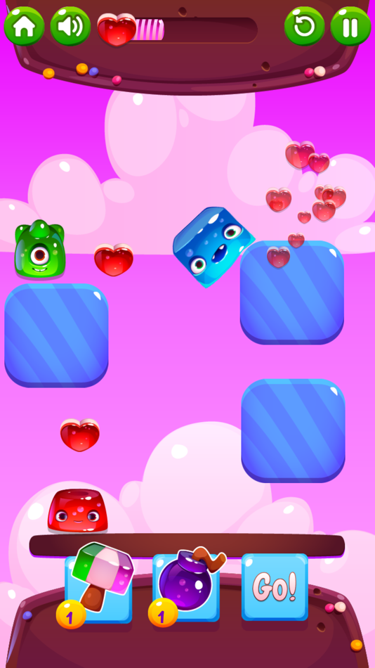#7. Red & Blue Blob Lover Hero (iOS) 由: Hoang Thi Na
