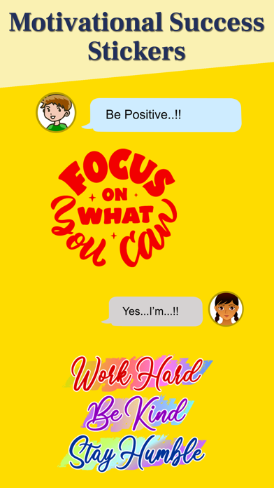 Motivational Success Stickers Screenshot