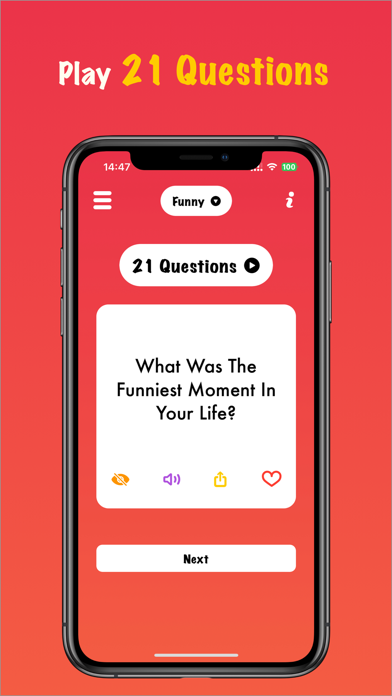 21 Questions Game - Adult 18+ Screenshot
