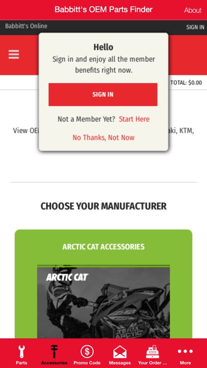 Babbitts OEM Parts Finder