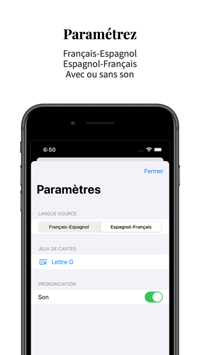 Vocabulaire Espagnol-Français Screenshot