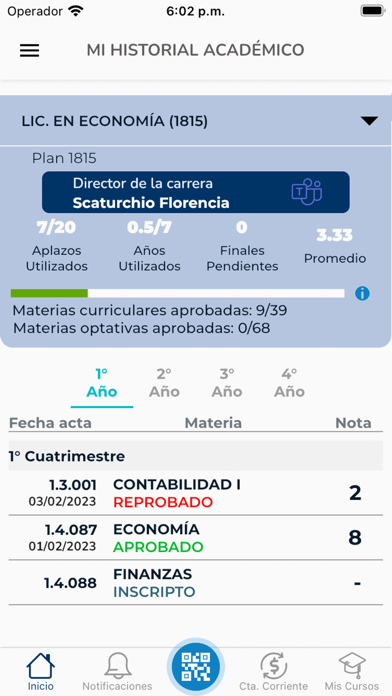 Screenshot #2 pour UADE Webcampus