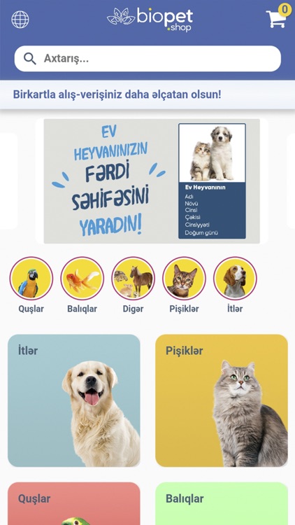 Biopet shop