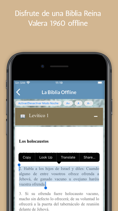Estudios Bíblicos y Biblia Screenshot