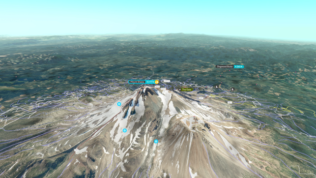 ‎Hiking & Skiing - PeakVisor Screenshot