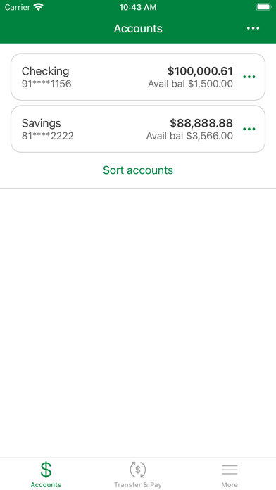 Spencer County Bank Screenshot