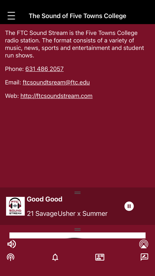 #3. FTC Sound Stream (iOS) 由: Five Towns College