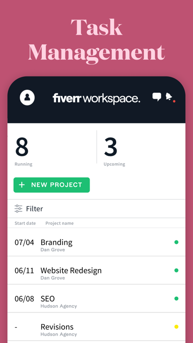 Fiverr Workspace Screenshot