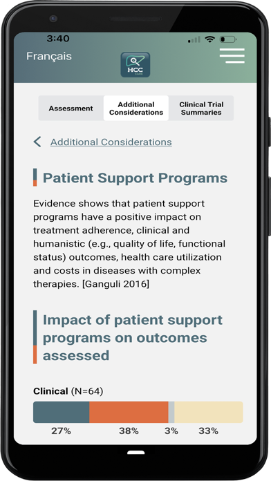 HCCcare Screenshot