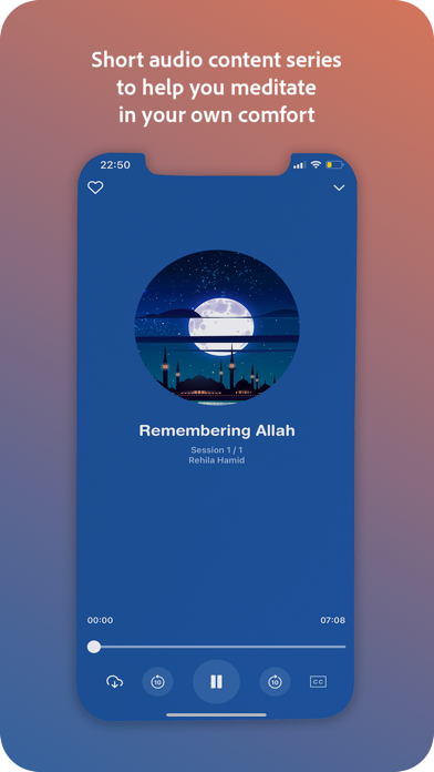 SAKEENAH-Muslim Meditation App Screenshot