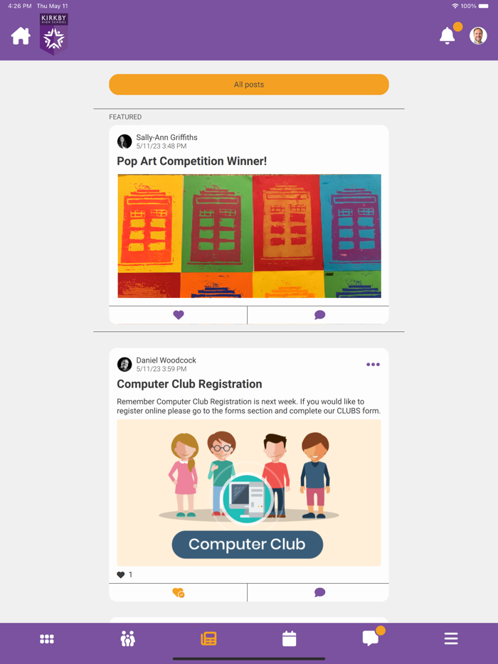 Kirkby High School App