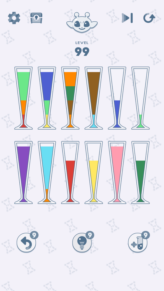 #3. Water Sort - RODRIGUEZ LAB (iOS) 由: Golden Sunny Co.,Ltd