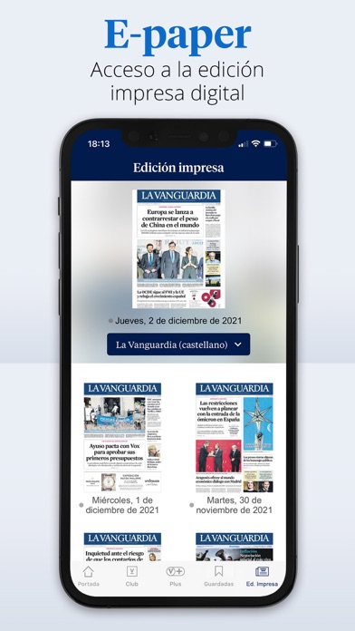 La Vanguardia Screenshot