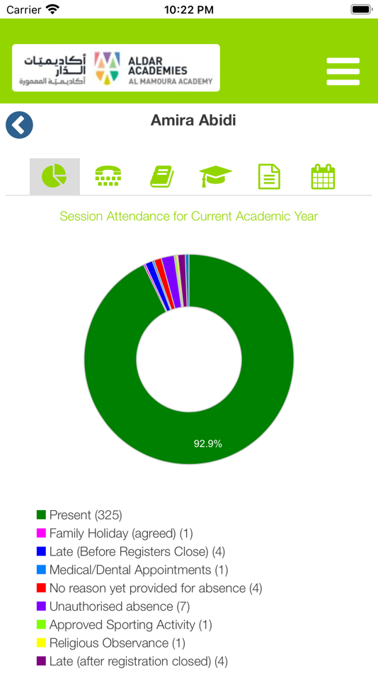 #3. Al Mamoura Academy Engage App (iOS) By: Doublefirst