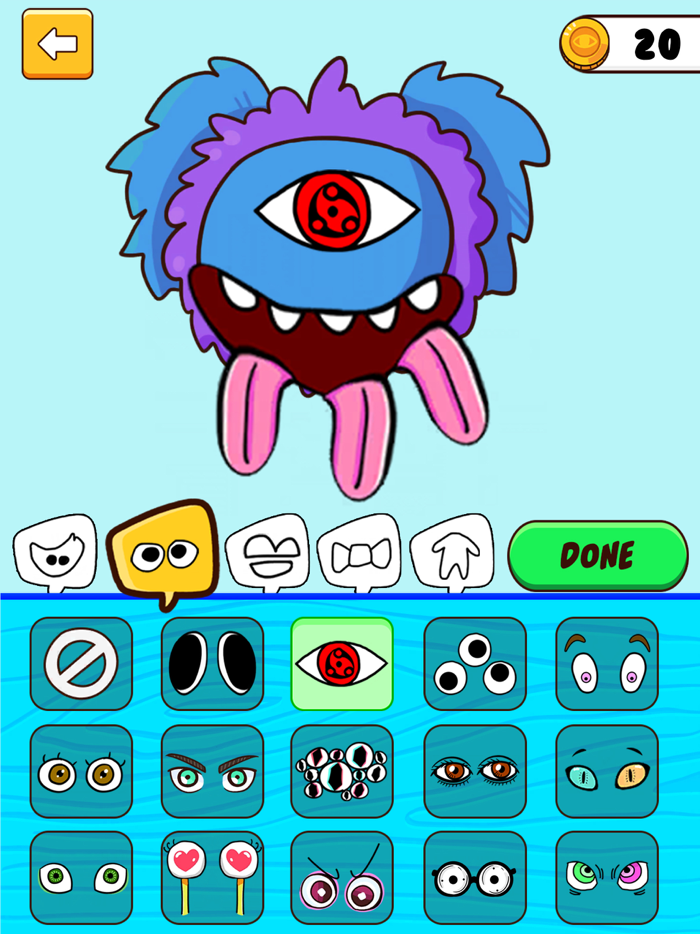 DIY Mix Monster Makeover Game