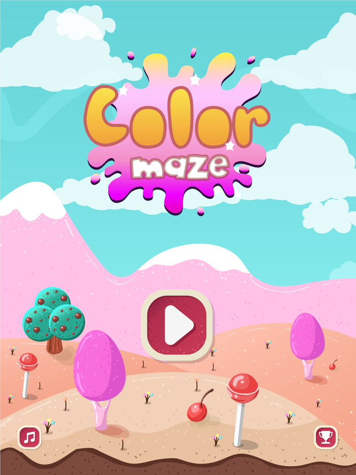 Color Maze Fill A Maze