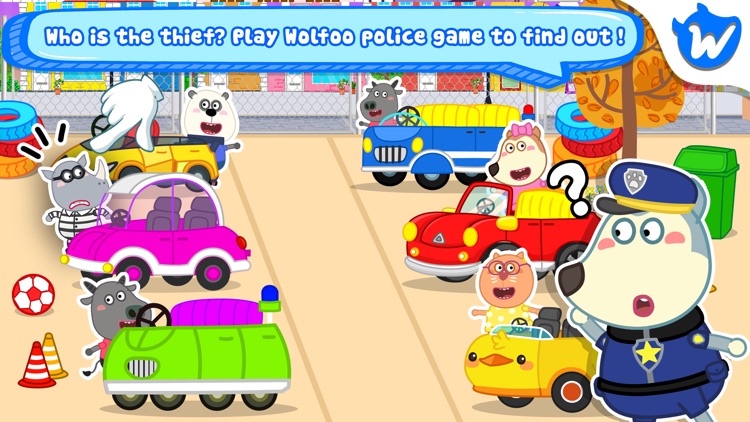 Wolfoo Police And Thief Game screenshot-4