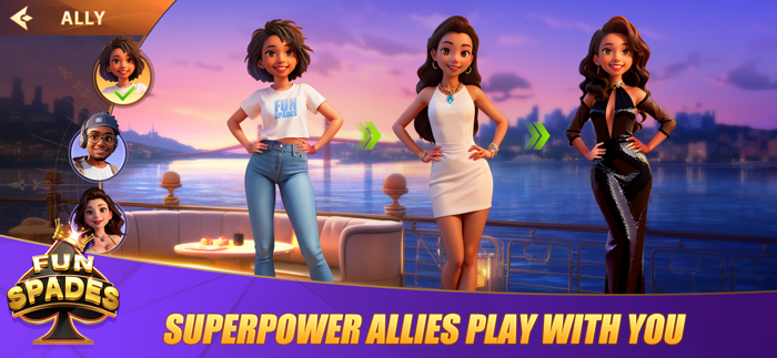 Fun Spades Card Game