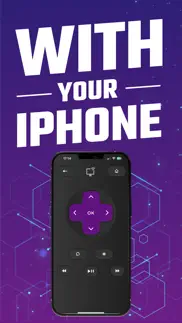 rokumote : your roku tv remote iphone screenshot 2