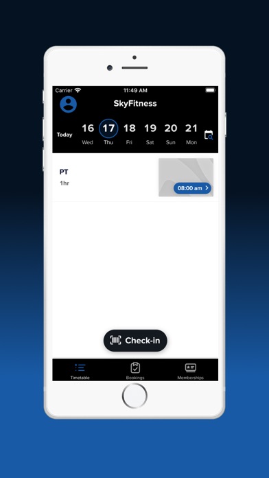 SkyFitness Gym Screenshot