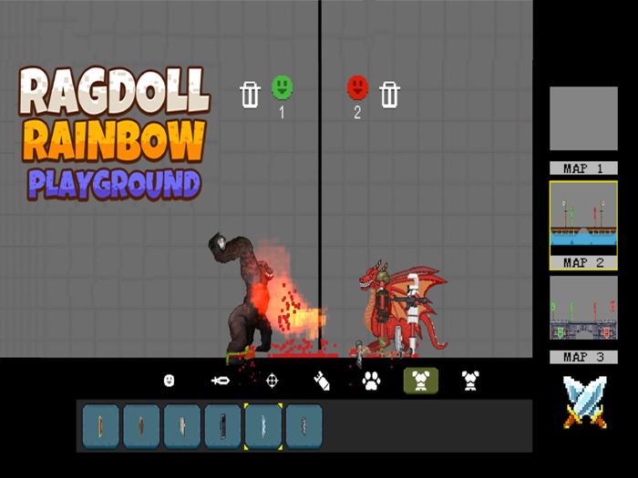 Rainbow Battle Simulation