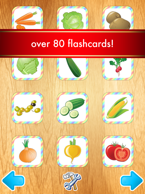 First Words Food Flashcards