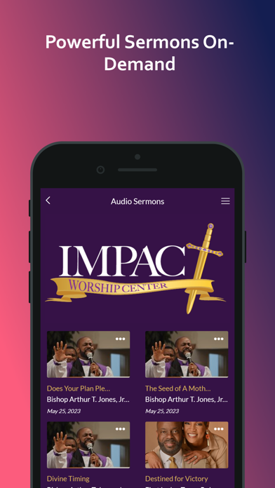 Impact Worship Center Screenshot