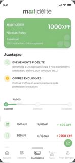 Mafidélité screenshot 2