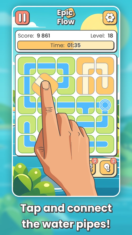 #1. Brain Puzzle Game: Epic Flow (iOS) Podle: Arsenii Sevriukov