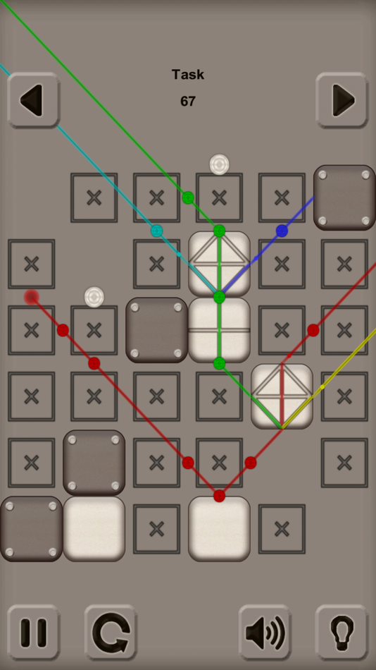 #6. Laser Line Puzzle (iOS) 由: Ruslan Goncharenko