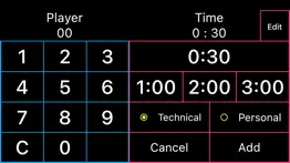 simple lacrosse scoreboard iphone screenshot 3