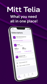 Mitt Telia screenshot