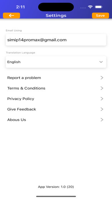 Speaktionary Screenshot